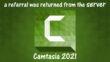 ارور a referral was returned from the server در نرم افزار Camtasia